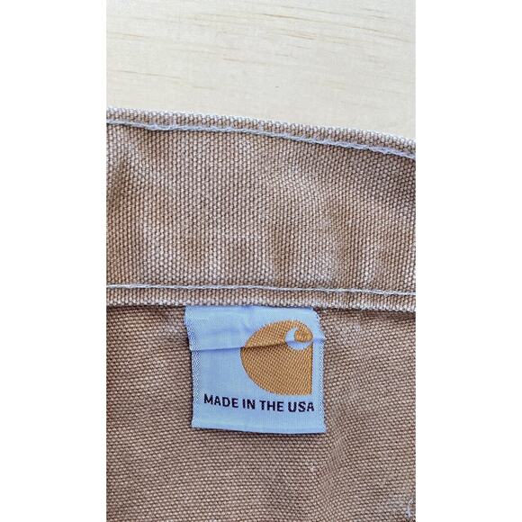 CARHARTT Original Fit Men's Brown Denim Jeans Carpenter Workmen USA SIZE 40X34 - Picture 5 of 10